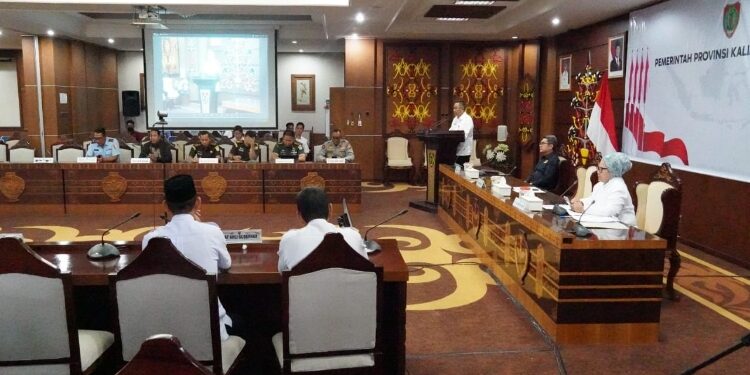FOTO: IST/MATAKALTENG - Pemprov Kalteng menggelar audiensi dan diskusi bersama Komnas HAM RI terkait Penanganan Konflik Agraria dan SDA Kalteng di Aula Eka Hapakat, Lantai III Kantor Gubernur.