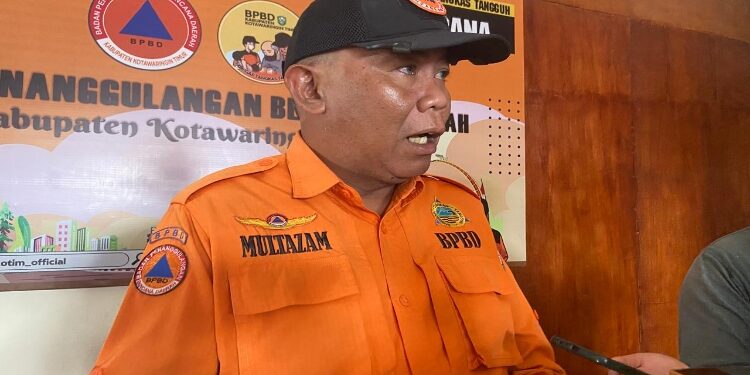 Kepala Pelaksana BPBD Kotim Multazam.