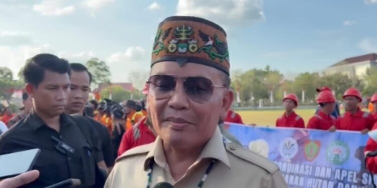 Gubernur Kalteng, H Agustiar Sabran.