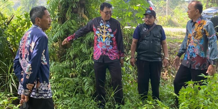 Foto: IST/MATA KALTENG - Pemantauan lokasi usulan pembangunan puskesmas baru di MB Ketapang.