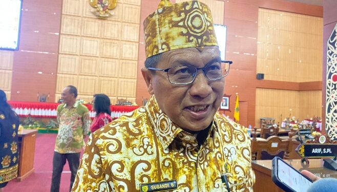 Ketua DPRD Kota Palangka Raya, Subandi.
