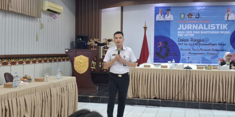 Foto: DIAN/MATA KALTENG - Sekretaris Badan Kesatuan Bangsa dan Politik (Kesbangpol) Kabupaten Kotawaringin Timur (Kotim), Eddy Hidayat.