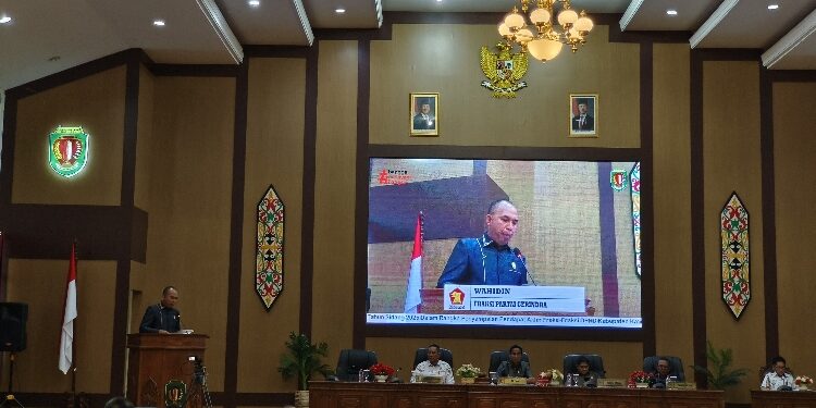 Wahidin, Juru Bicara Fraksi Partai Gerindra.
