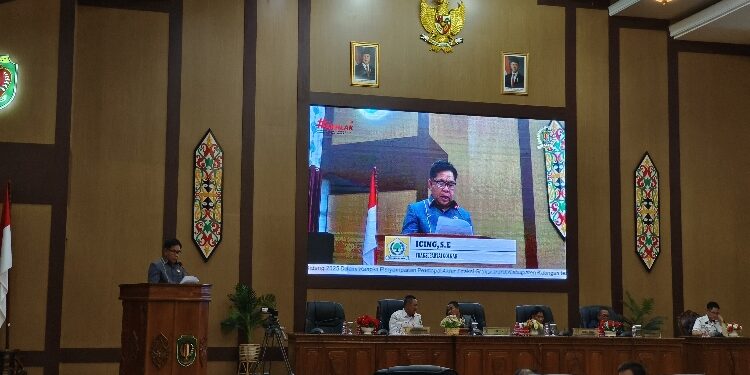 FOTO: IST/MATAKALTENG - Juru bicara fraksi partai Golkar, Icing.