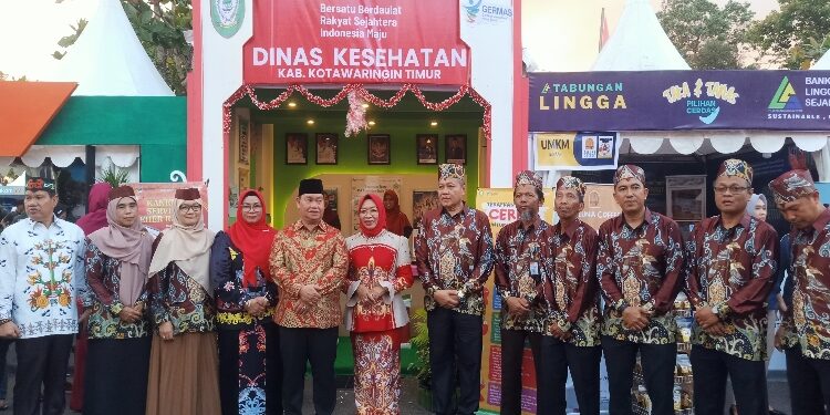 FOTO: IST/MATA KALTENG - Stand Dinkes Kotim di Kegiatan Expo.