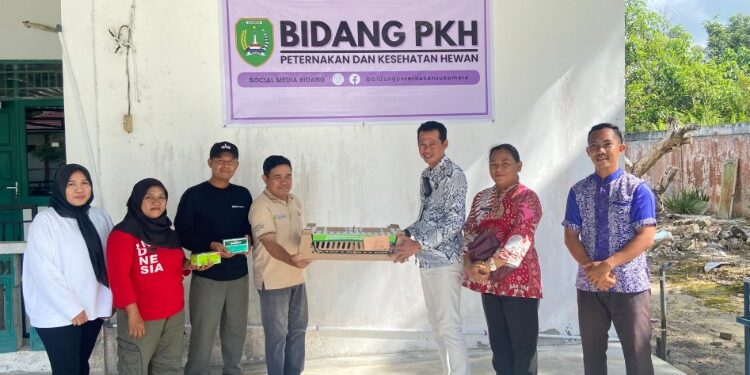 Foto : MATAKALTENG - Pelaksanaan serah terima bantuan dari Dinas Ketahanan Pangan dan Pertanian (Diskeptan) Kabupaten Sukamara kepada Lapas Kelas III Sukamara, Jumat (29/08/2025).