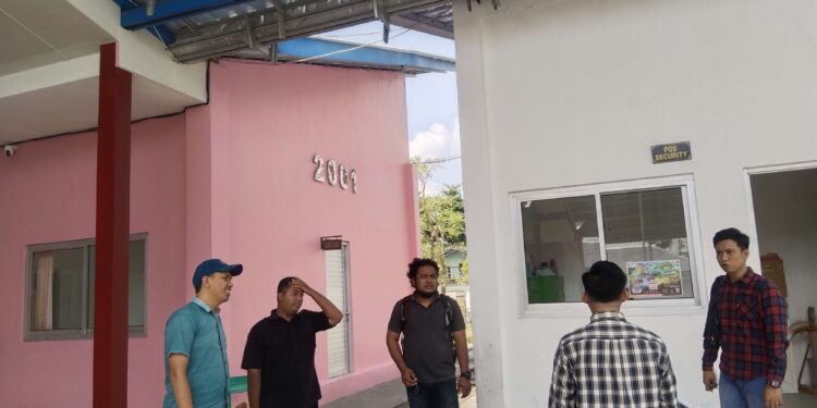 FOTO: AGUS/MATAKALTENG- Lokasi terjadi pencurian kendaraan bermotor di TK Bhayangkari Kota Sampit beberapa waktu lalu.