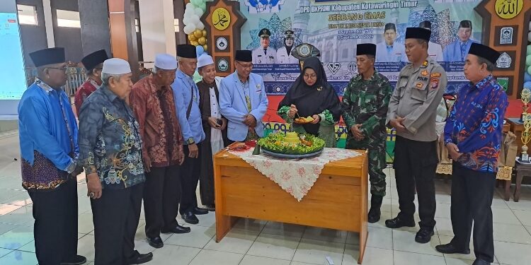 FOTO: IST/MATA KALTENG - Wabup Kotim saat hadiri puncak perayaan milad BKPRMI Kotim.