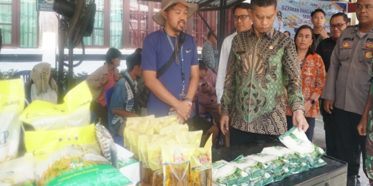 FOTO: IST/MATAKALTENG - Wabup Firdaus, saat pelaksanaan GPM serentak se Indonesia.
