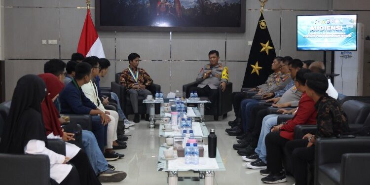 FOTO: MATAKALTENG - Kapolda Kalteng, Irjen Pol Iwan Kurniawan, pada saat menerima audiensi dari Cipayung Plus.
