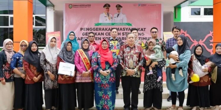 Foto:Prokopim/MATA KALTENG - Gerakan Cegah Stunting di Kotim.