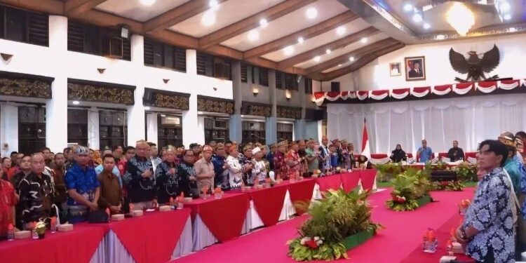 Foto:IST/MATA KALTENG - Rapat Koordinasi (Rakor) di Gedung Serbaguna Sampit.