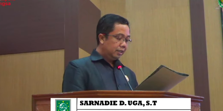 FOTO : MATAKALTENG - Juru Bicara Fraksi PKB, Sarnadie D. Uga.