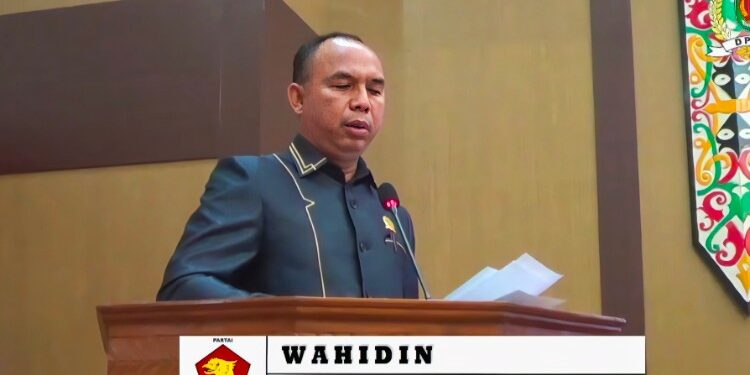 FOTO : MATAKALTENG - Juru Bicara Fraksi Gerindra DPRD Kabupaten Katingan, Wahidin.