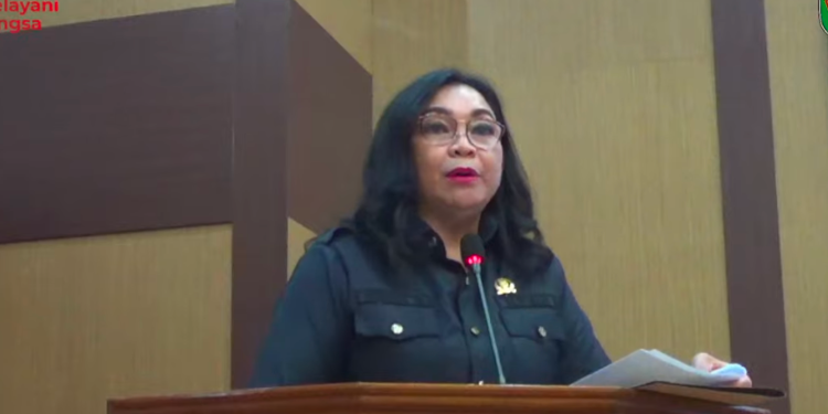 FOTO : MATAKALTENG - Juru Bicara Fraksi Partai NasDem DPRD Katingan, Winda Natalia.