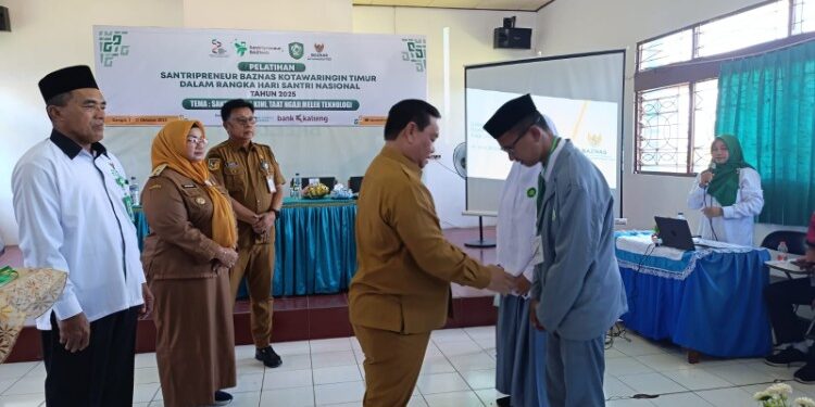 Foto:IST/MATA KALTENG - kegiatan Pelatihan Santripreneur dalam rangka memperingati Hari Santri Nasional tahun 2025.