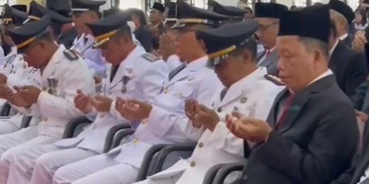 Foto:IST/MATA KALTENG - Pelantikan pejabat di lingkup Pemerintah Kabupaten Kotim.