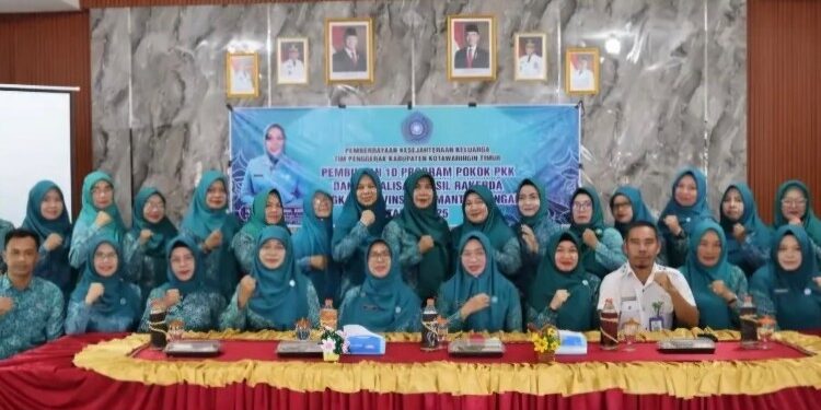 Foto:IST/MATA KALTENG - pembinaan TP-PKK Kecamatan Baamang tahun 2025.