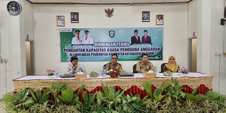 Foto:IST/MATA KALTENG - Bimtek Penguatan Kapasitas Kuasa Pengguna Anggaran di Kotim.