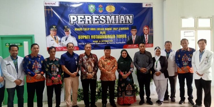 Foto:IST/MATA KALTENG - Peringatan Hari Ulang Tahun (HUT) ke-41 RSUD dr Murjani Sampit sekaligus peresmian ruangan KRIS, 16 Oktober 2025.