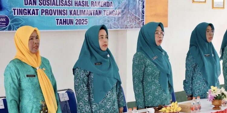 FOTO: IST/MATA KALTENG - Pembinaan TP-PKK Kabupaten Kotim ke TP-PKK Kecamatan di Kecamatan Mentaya Hilir Selatan.