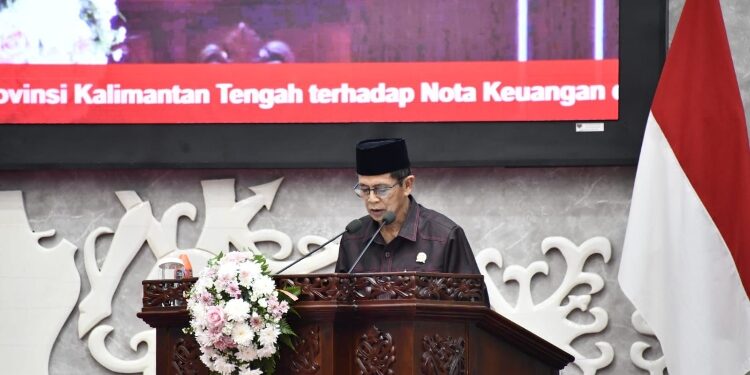 Juru Bicara Fraksi Partai Demokrat DPRD Kalteng, Muhajirin.