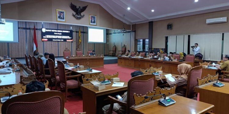 Foto:IST/MATA KALTENG - Rapat kerja Komisi I bersama DPMD Kotim.