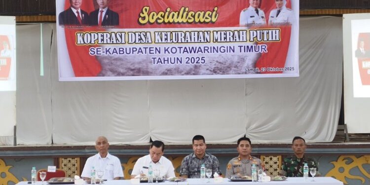 Foto:IST/MATA KALTENG - Sosialisasi Koperasi Merah Putih, 23 Oktober 2025.