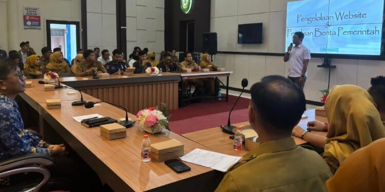 Foto:IST/MATA KALTENG - Sosialisasi Pengelolaan Media Sosial bagi Admin OPD dan Kecamatan.