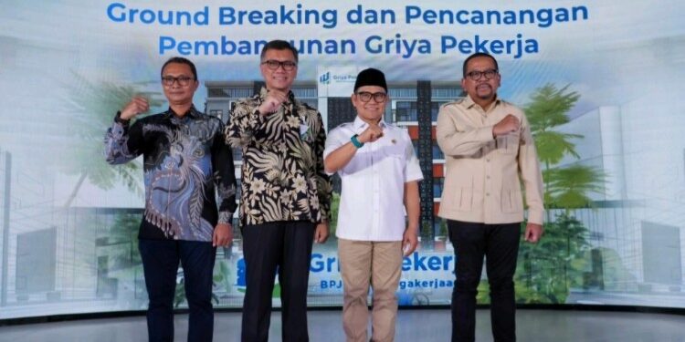 Foto:IST/MATA KALTENG - dukungan BPJS Ketenagakerjaan dalam program 10.000 hunian pekerja.