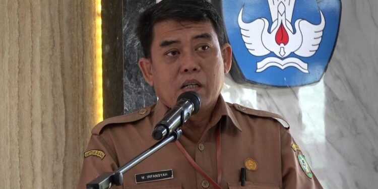 Foto:Kepala Dinas Pendidikan (Disdik) Kabupaten Kotawaringin Timur (Kotim), Muhammad Irfansyah.