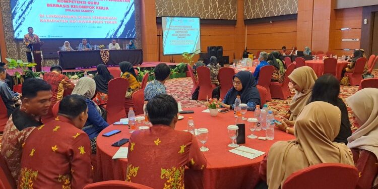 Foto:IST/MATA KALTENG - kegiatan penguatan kompetensi guru dalam program Pendampingan Pelaksanaan Pembelajaran Mendalam, 6 November 2025.