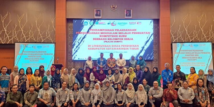 Foto:IST/MATA KALTENG - pendamping yang kegiatan pembelajaran mendalam bagi guru di Kotim.