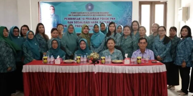 Foto:IST/MATA KALTENG - Pembinaan kepada TP-PKK kecamatan di wilayah Kecamatan Antang Kalang.