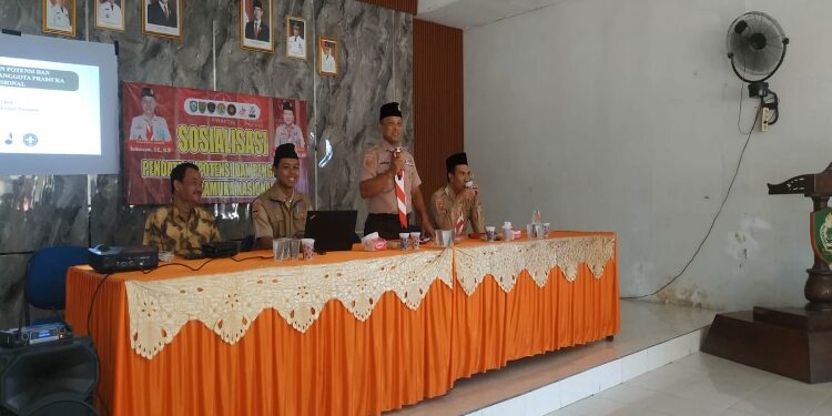 FOTO: IST/MATA KALTENG - Sosialisasi Pendataan Potensi dan Pengadaan Kartu Tanda Anggota (KTA) Pramuka Nasional.
