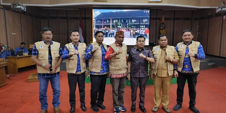 Foto:IST/MATA KALTENG -sosialisasi pencegahan narkoba bersama BNN dan Gerakan Dayak Anti Narkoba, Senin 17 November 2025.