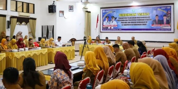 Foto:IST/MATA KALTENG - Bimtek penginputan data konvergensi percepatan penanganan stunting  18 November 2025.