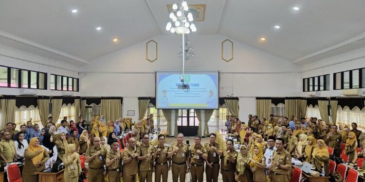 Foto:IST/MATA KALTENG - Bimtek Penginputan Pelaksanaan Aksi Konvergensi pada Web Bina Bangda Kemendagri RI, Selasa 18 November 2025.