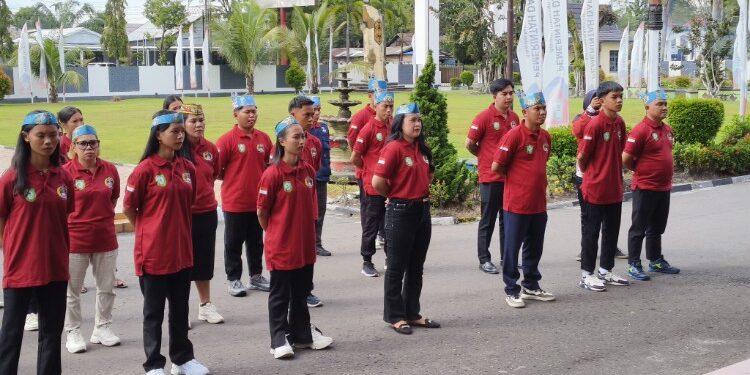 Foto:IST/MATA KALTENG - Kontingen Festival Tandak Intan Kaharingan dari Kotim.