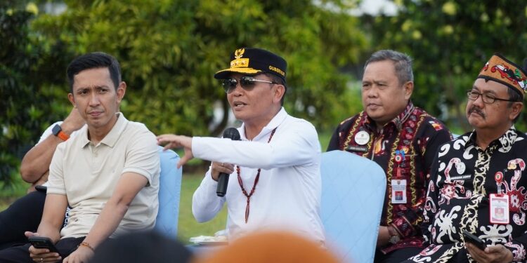 FOTO: IST/MATAKALTENG - Gubernur Agustiar Sabran saat sampaikan arahan pada Pertemuan Rutin bersama Media.