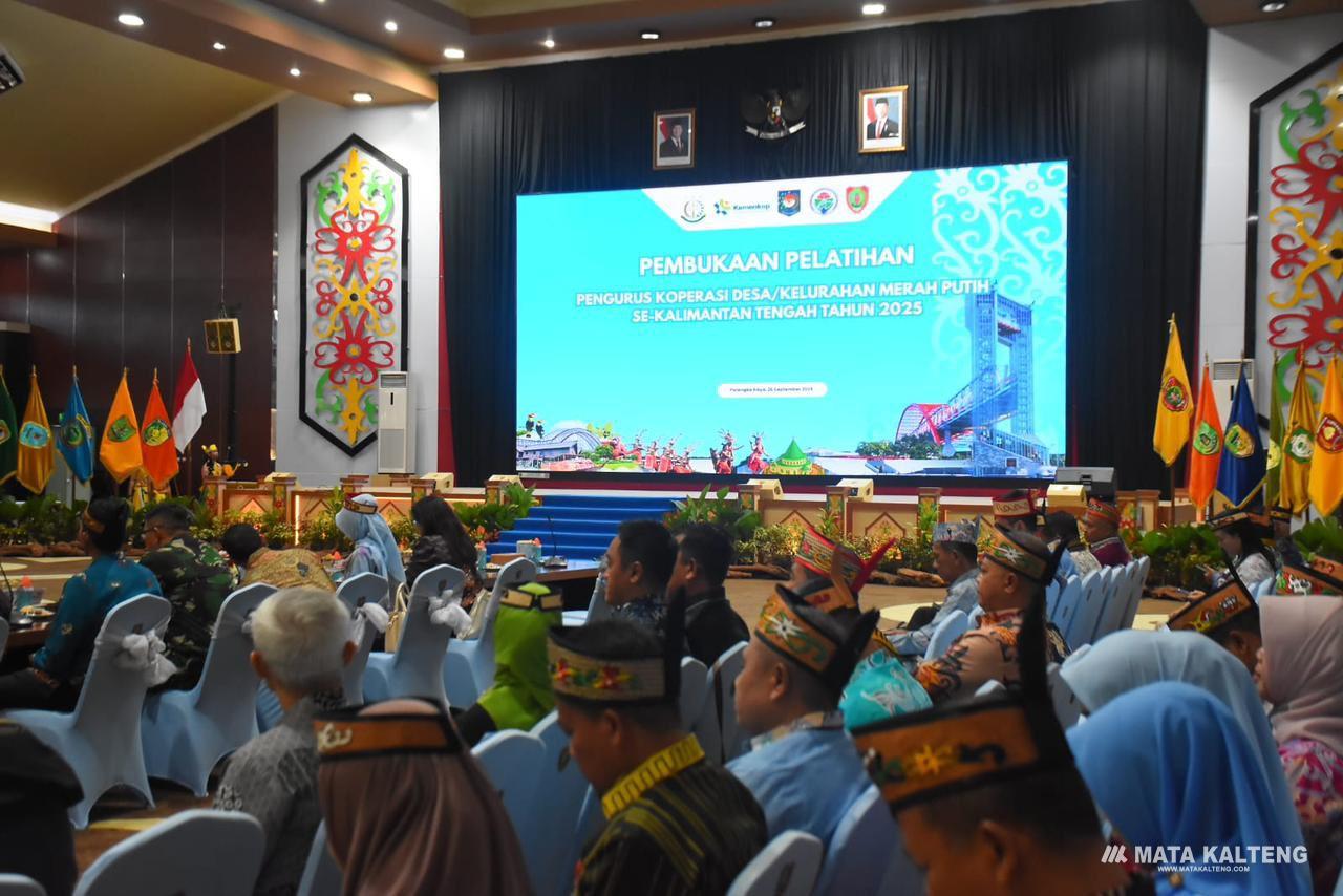 Wabup Kapuas Hadiri Pembukaan Pelatihan Pengurus Koperasi Desa Kelurahan Merah Putih se Kalteng Tahun 2025