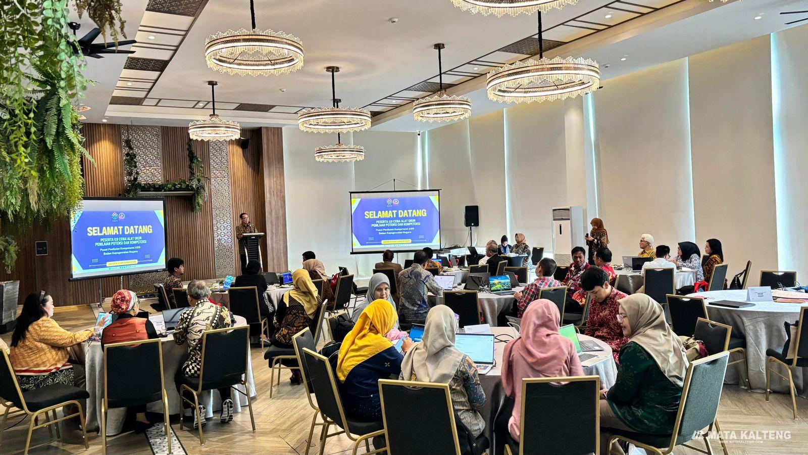 Sekda Hadiri Uji Coba Alat Ukur Moralitas dan Kompetensi ASN