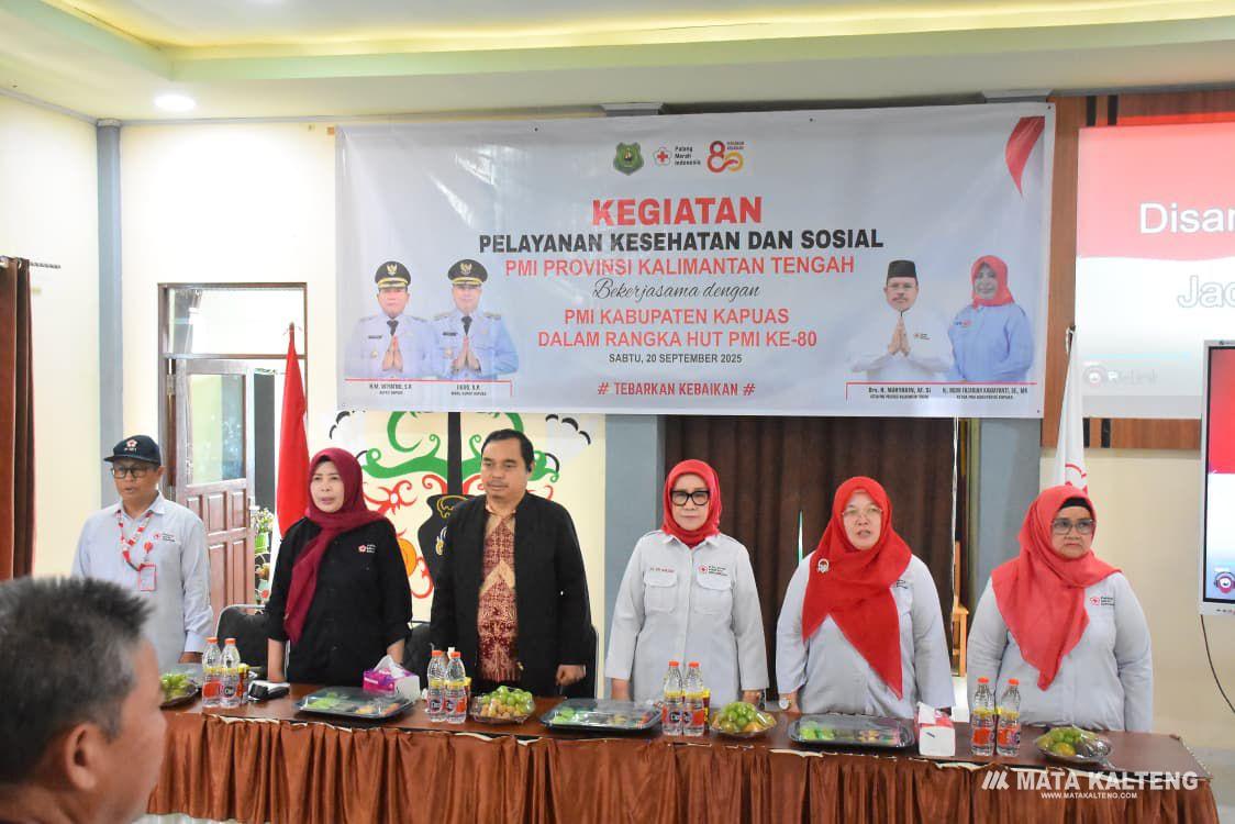 Bupati Kapuas Ajak Generasi Muda Dukung Gerakan Kemanusiaan di HUT ke-80 PMI