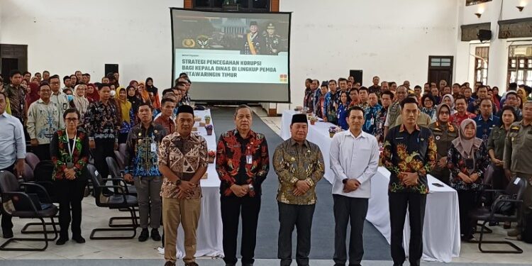 Foto:IST/MATA KALTENG - Sosialisasi Mitigasi dan Tata Kelola Antikorupsi bagi pejabat perangkat daerah, pemerintah desa, dan kelurahan, Kamis 4 Desember 2025.