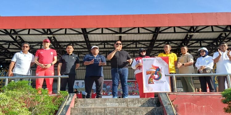 FOTO: IST/MATA KALTENG - Launching Logo HUT ke-73 Kotim, Minggu 7 Desember 2025.