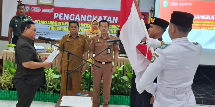 Foto:DIAN/MATA KALTENG - Pelantikan pengurus purna paskibraka.