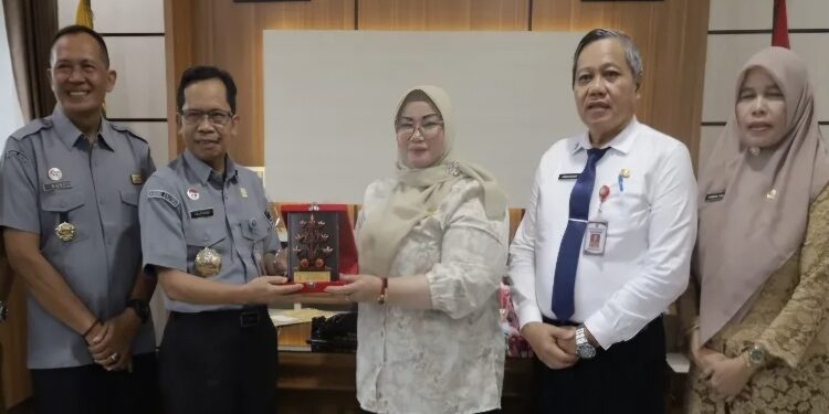 FOTO: IST/MATA KALTENG - Wabup Kotim Irawati saat terima Sertifikat Indikasi Geografis belum lama ini.