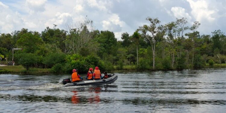Foto:Dok/MATA KALTENG - Kondisi danau salju Sampit.