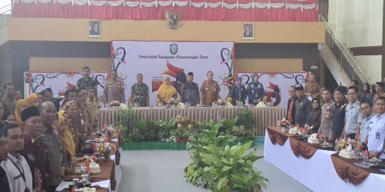 FOTO:DOK/MATA KALTENG - Rapat evaluasi akhir tahun 2025 Pemkab Kotim belum lama ini.