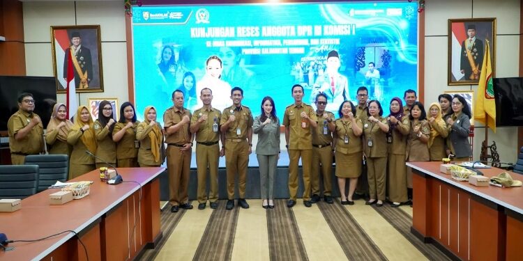 FOTO: IST/MATAKALTENG - Kunjungan Kerja Reses Anggota DPR RI Komisi I Andina Theresia Narang. 